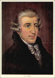 Joseph Haydn Composer Portrait by Alex Schindler Postcard