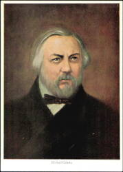 Michail Glinka Portrait by A. Mitterfellner Postcard