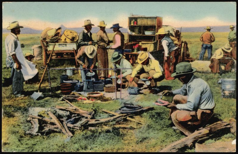 Chuck Time on the Range Cowboy Western