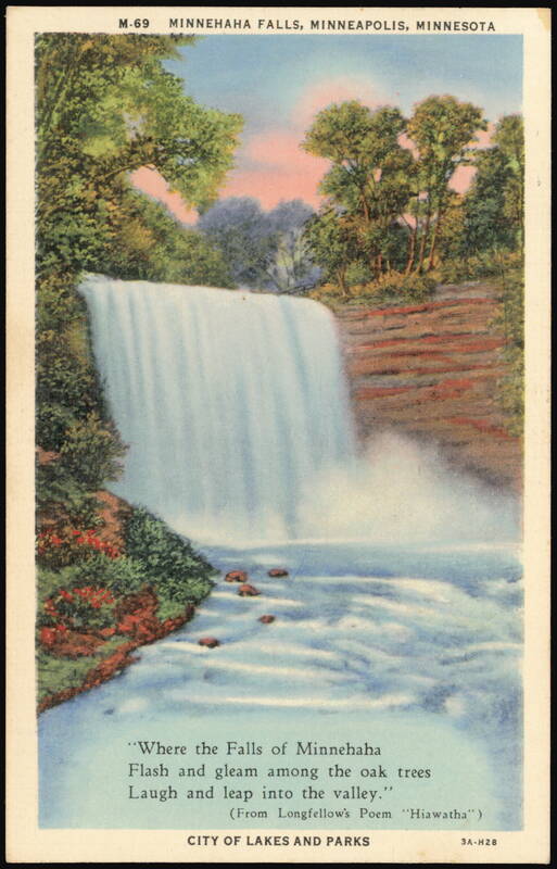 Minnehaha Falls, City of Lakes and Parks Minneapolis Minnesota