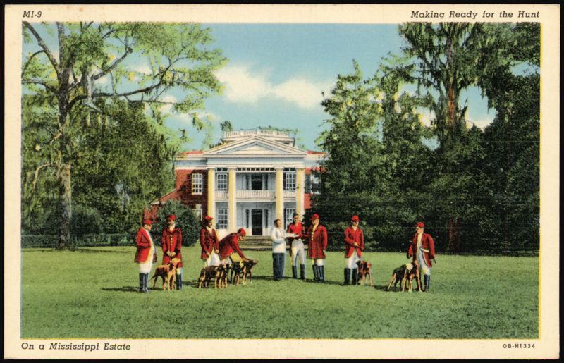 Making Ready for the Hunt, Mississippi Estate