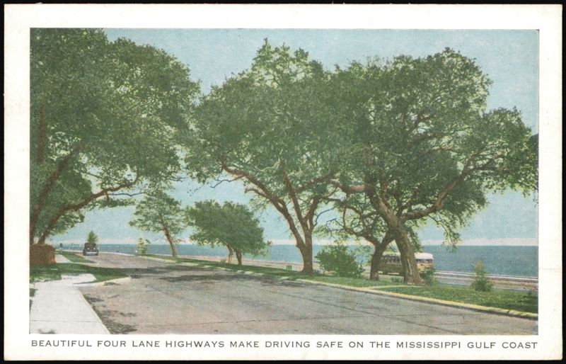 Four Lane Highway on the Mississippi Gulf Coast