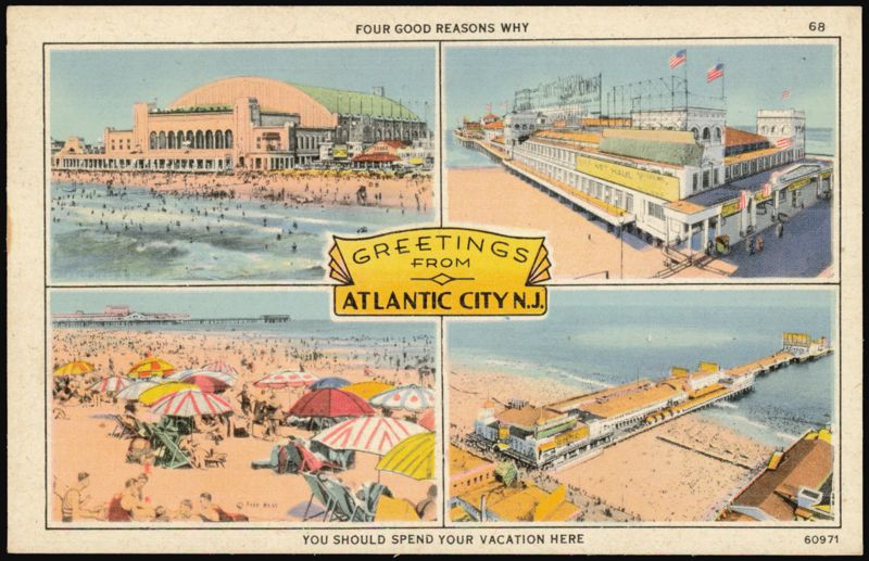Four Good Reasons Why, Greetings from Atlantic City New Jersey