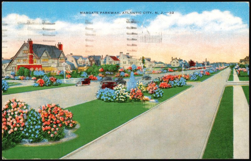 Margate Parkway, Beautiful Homes & Flowers Atlantic City New Jersey