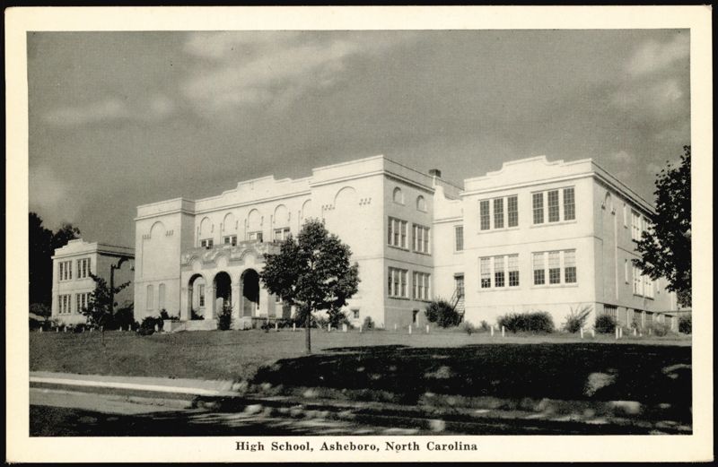 High School Asheboro North Carolina Bayard Wootten