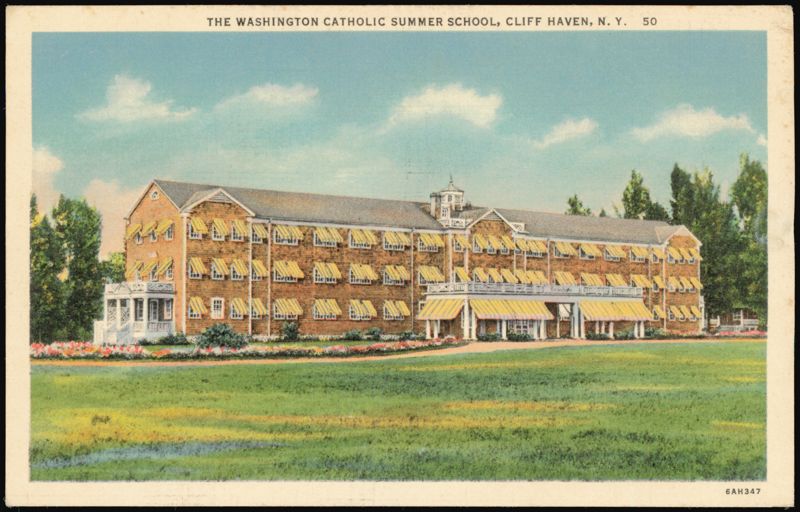 The Washington Catholic Summer School Cliff Haven New York