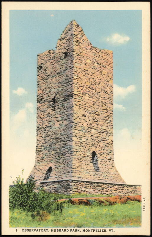 Observatory, Hubbard Park Montpelier Vermont