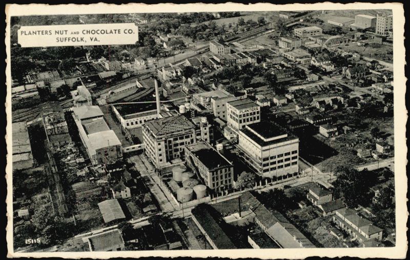 Planters Nut and Chocolate Co. Aerial View Suffolk Virginia