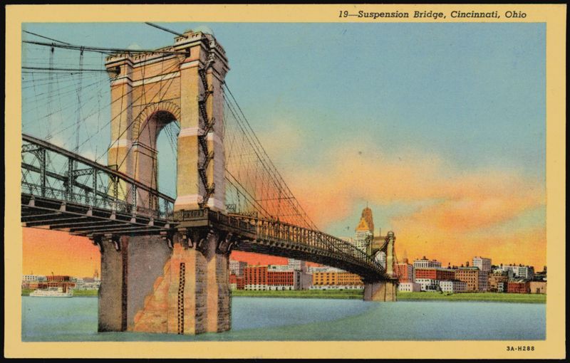 Suspension Bridge Cincinnati Ohio