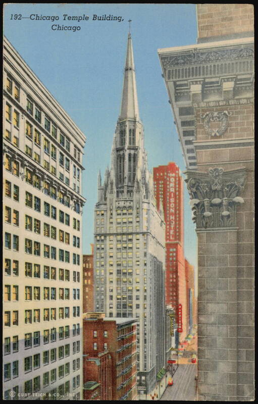 Chicago Temple Building, Skyscraper Church Illinois