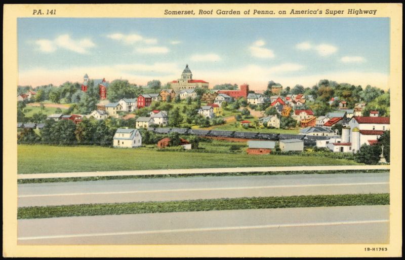Somerset, Roof Garden of Penna. on America's Super Highway Pennsylvania