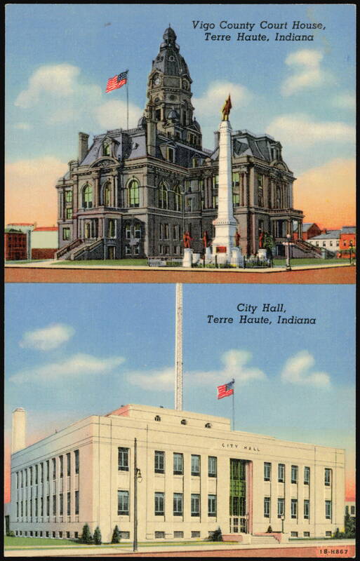 Vigo County Court House & City Hall Terre Haute Indiana