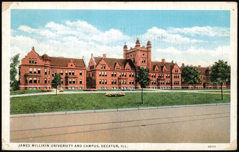 James Millikin University and Campus Decatur Illinois