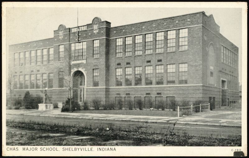 Chas. Major School Shelbyville Indiana