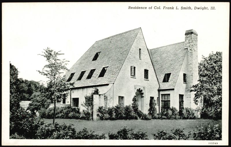 Residence of Col. Frank L. Smith Dwight Illinois