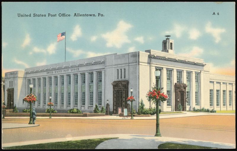United States Post Office Allentown Pennsylvania