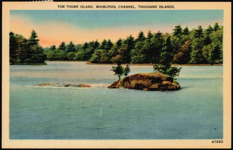 Tom Thumb Island, Whirlpool Channel, Thousand Islands New York