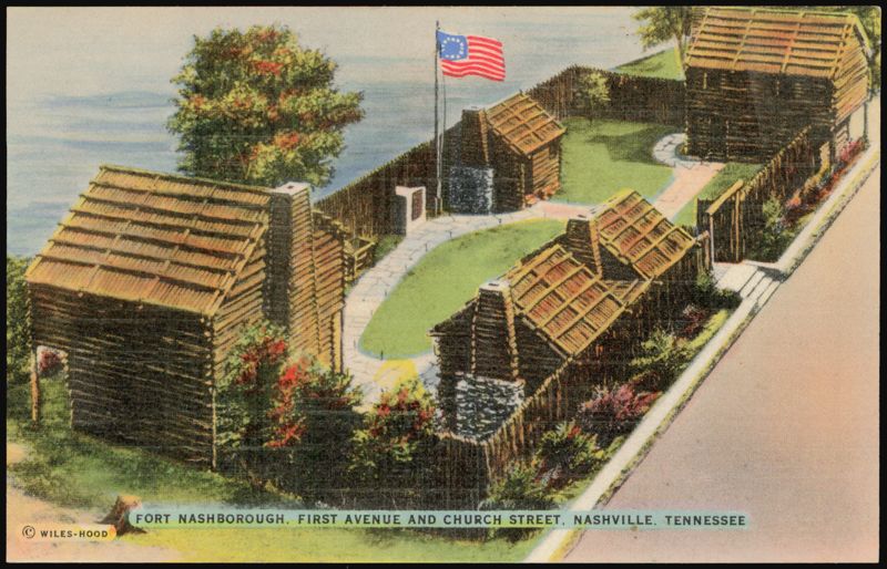 Fort Nashborough Nashville Tennessee Wiles-Hood