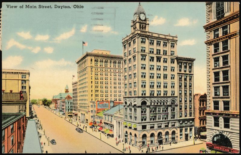 Main Street View Dayton Ohio