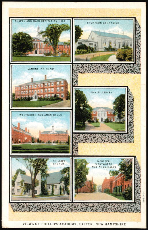 Views of Phillips Academy, Exeter, New Hampshire