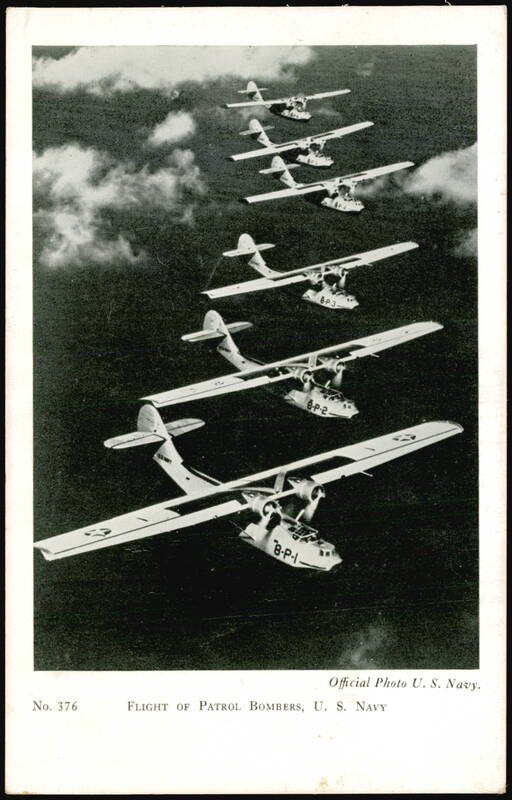 Flight of Patrol Bombers, U. S. Navy Aircraft