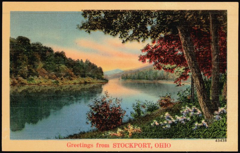 River View with Sunset Stockport Ohio