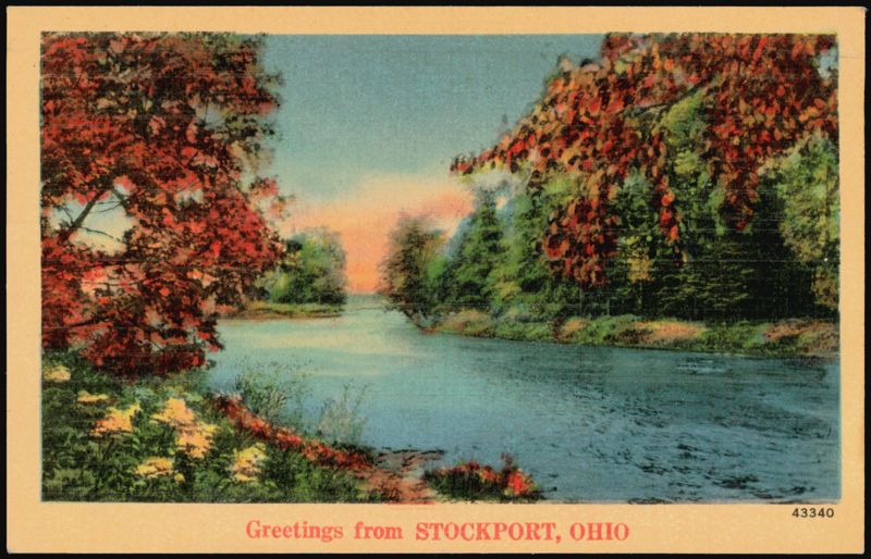 River View with Autumn Trees Stockport Ohio