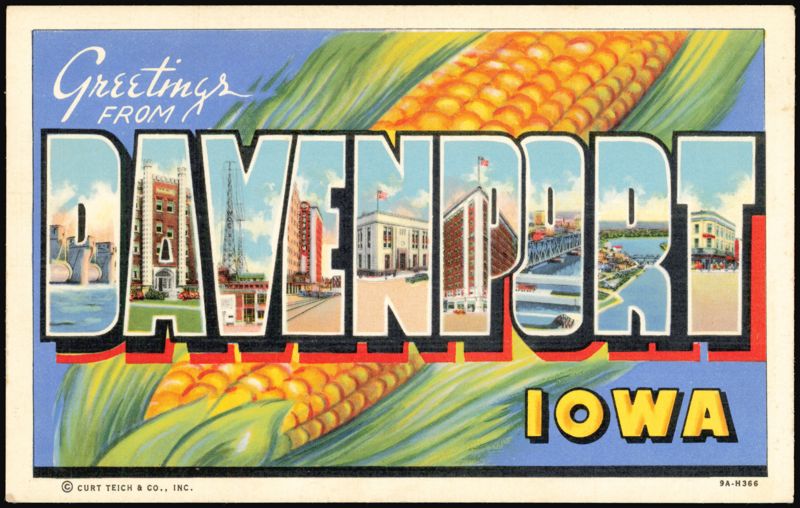 Greetings from Large Letter Davenport