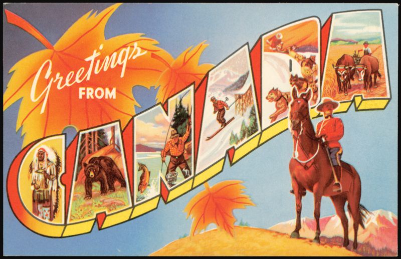 Greetings From Canada Large Letter Toronto Ontario