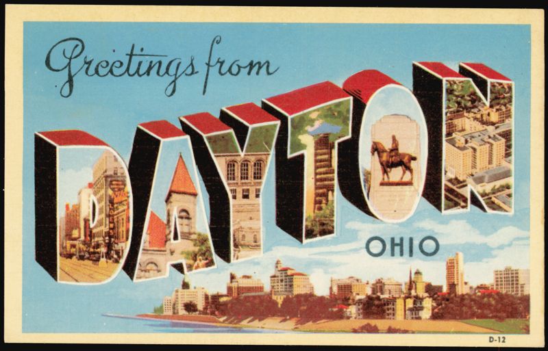 Greetings from Dayton Large Letter