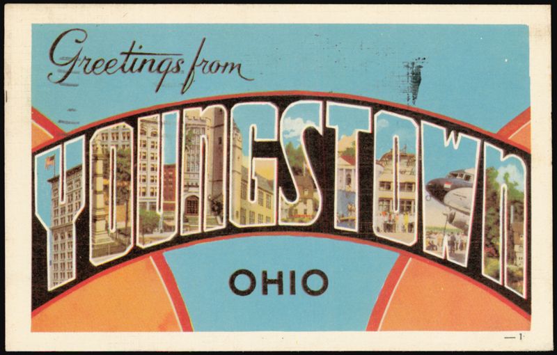 Greetings from Youngstown, Ohio Large Letter
