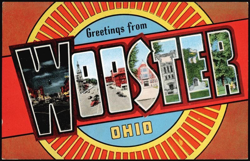 Greetings from Wooster Large Letter Scenes Ohio