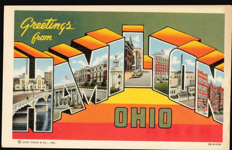 Greetings from Ohio Large Letter