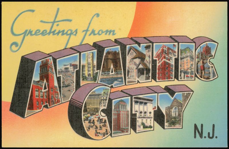 Greetings from Atlantic City Large Letter