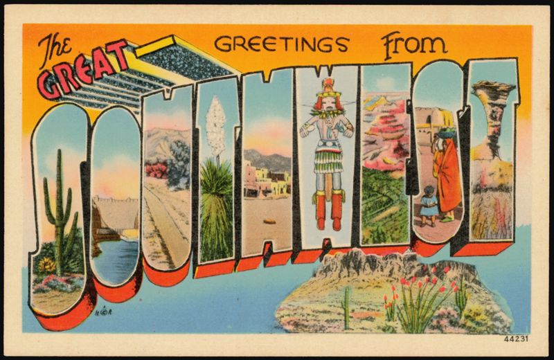 Greetings From Arizona Large Letter