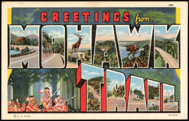 Greetings from Mohawk Trail Large Letter Massachusetts