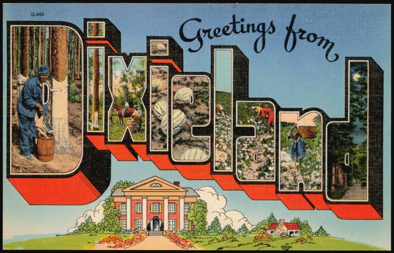 Greetings from Dixieland Large Letter Southern Scenes