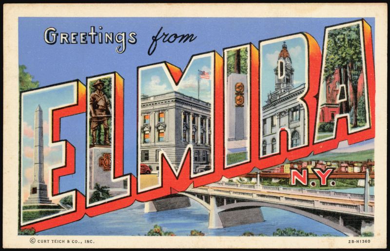 Greetings from Elmira Large Letter New York