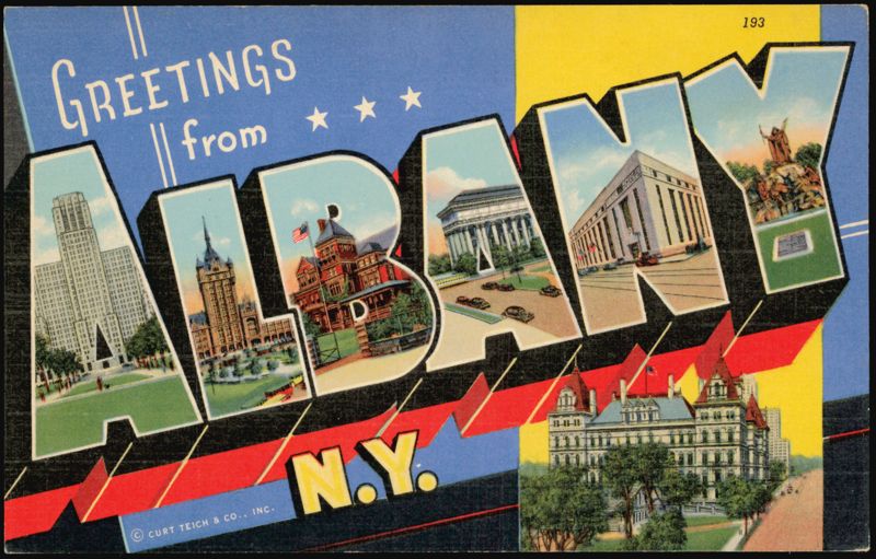 Greetings from Albany Large Letter