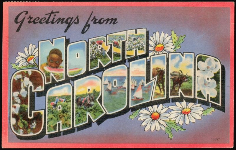 Greetings from North Carolina Large Letter