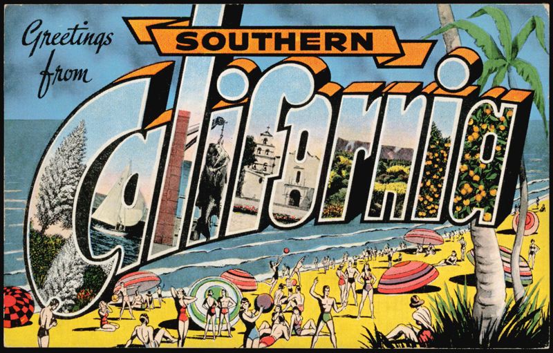 Greetings from Southern California Large Letter