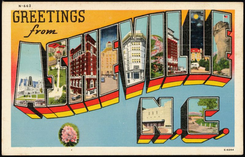 Greetings from Asheville Large Letter