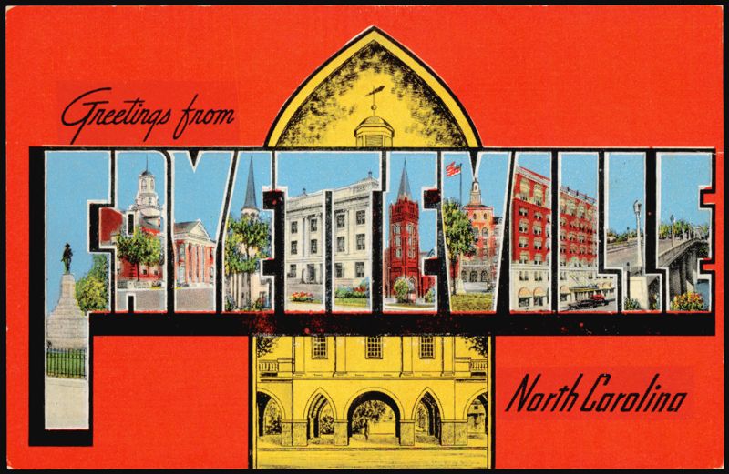 Greetings from Fayetteville, North Carolina Large Letter