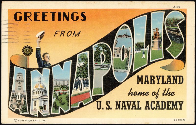 Greetings From Annapolis, US Naval Academy Maryland