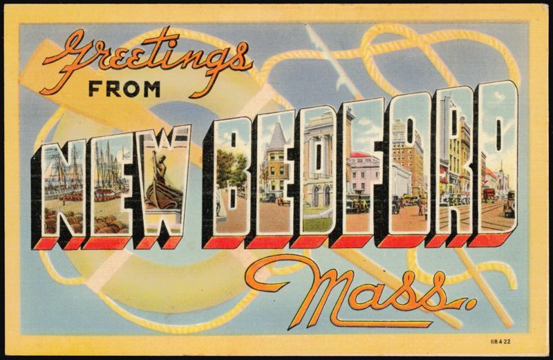 Greetings From New Bedford Large Letter Massachusetts