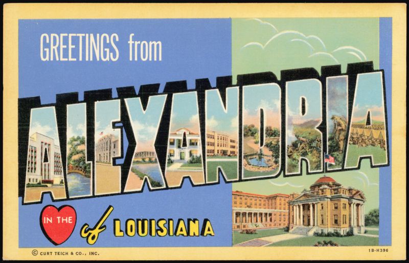 Greetings from Alexandria, Large Letter