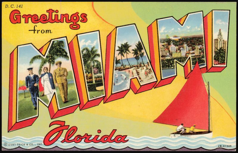 Greetings from Miami Large Letter