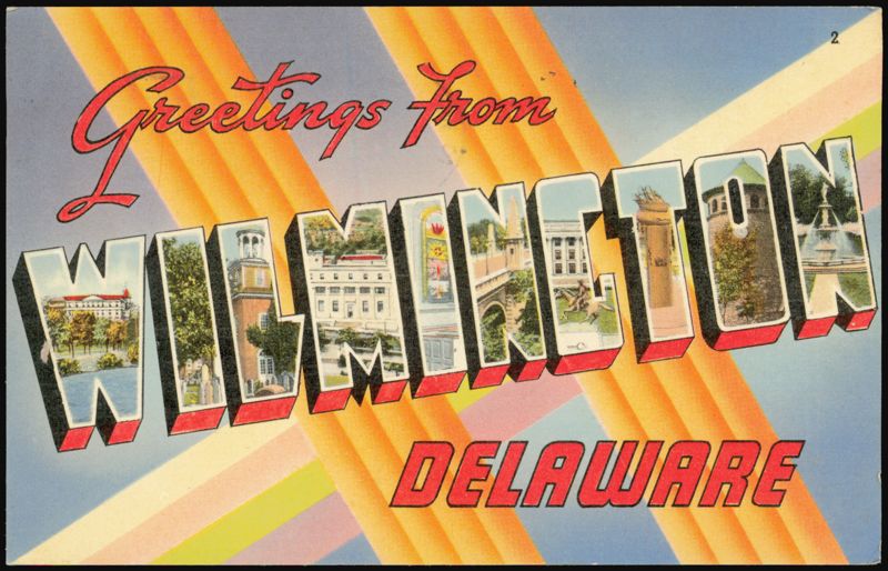 Greetings From Wilmington Large Letter