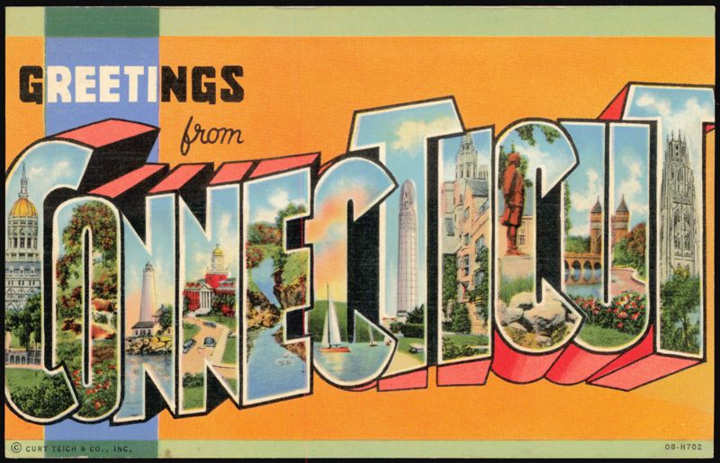 Greetings from Connecticut Large Letter