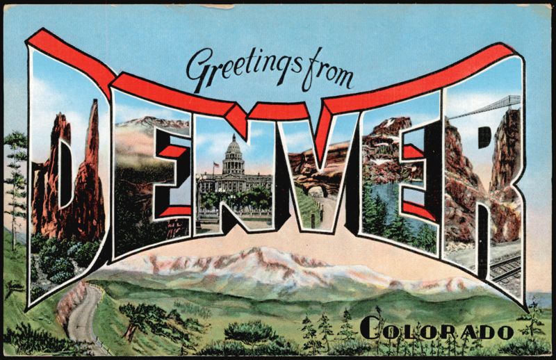 Greetings from Denver, Large Letter Views